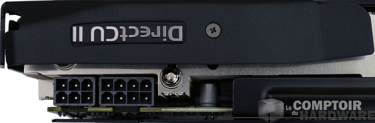 Asus R9 290 DirectCU II OC : alimentation