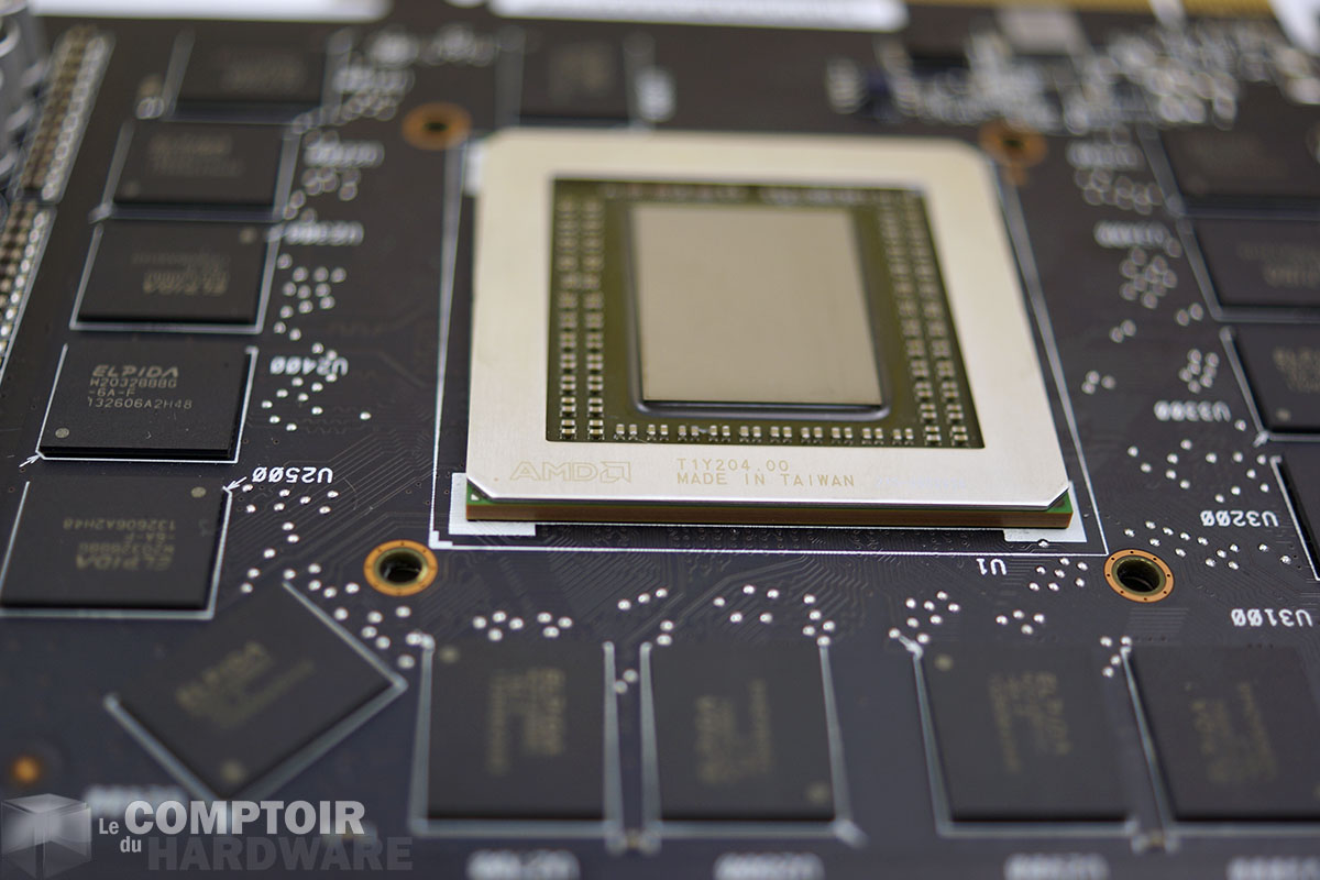 Asus R9 290 DirectCU II TOP : puces mémoire