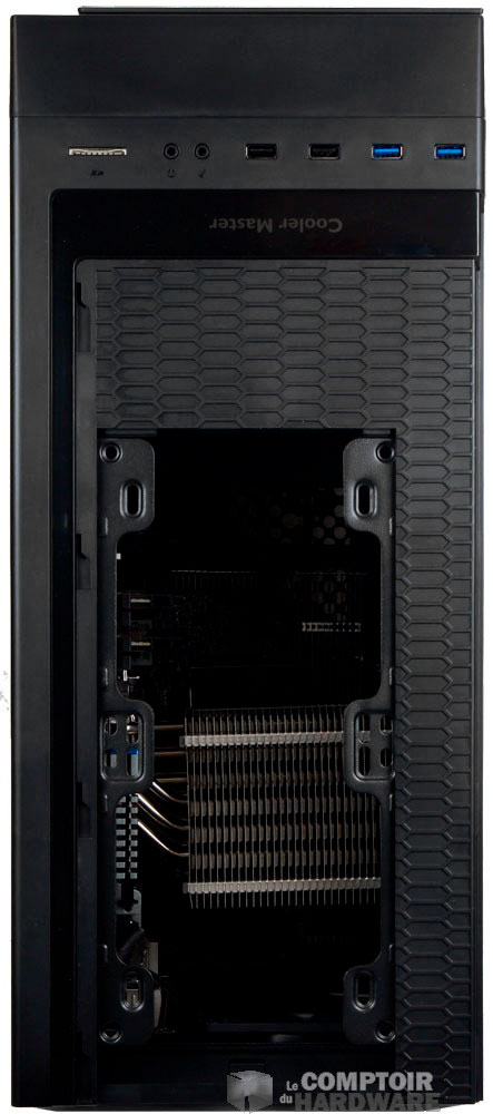 Et lemplacement pour ventilateurs