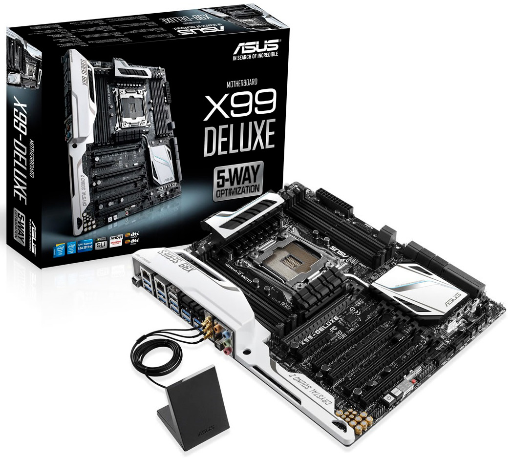 Asus X99 Deluxe : boite et WIFI