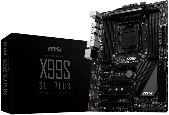 MSI X99S SLI PLUS et sa boite