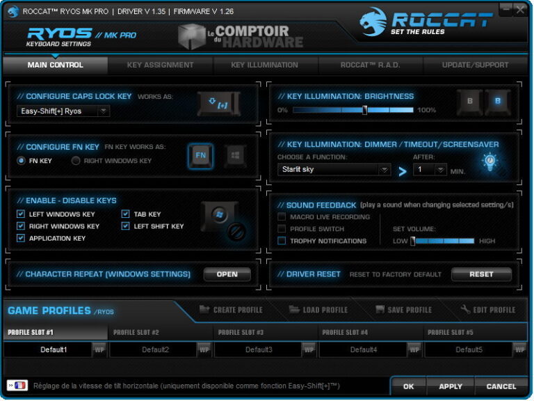 Oouuuh les belles options !