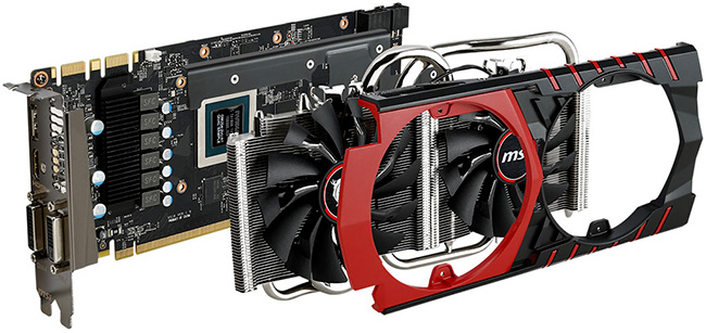 MSI GTX 970 Gaming : ventirad
