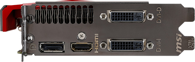 MSI GTX 970 Gaming : panel