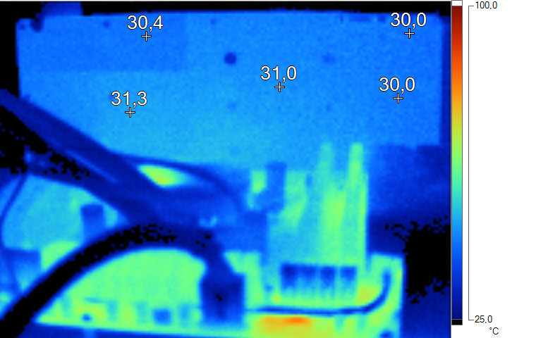 Image thermique GeFORCE GTX 980 de référence au repos