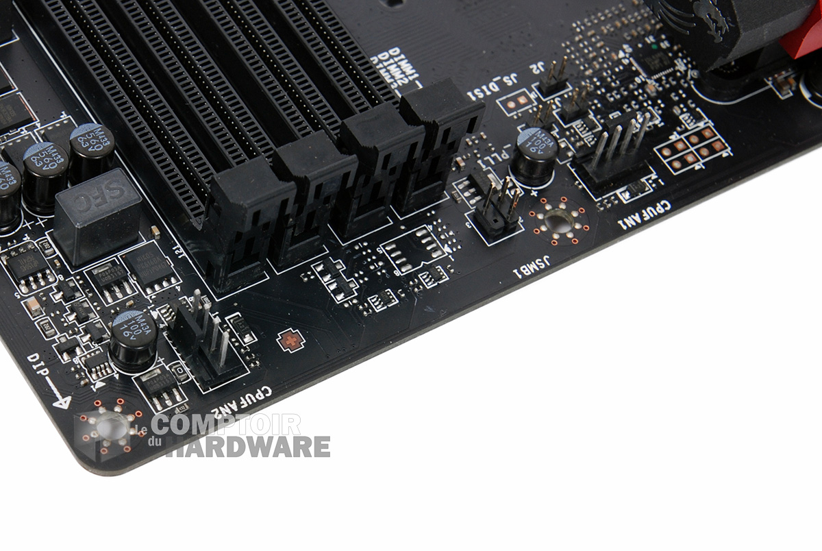 Connecteurs ventilateur CPU