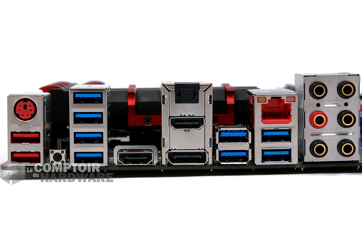 La connectique externe