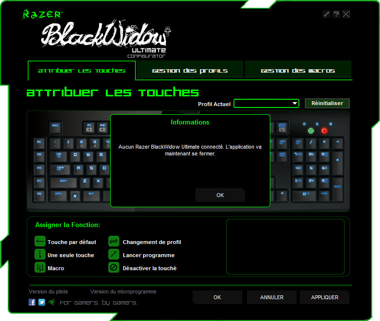 Tant pis pour le configurateur offline