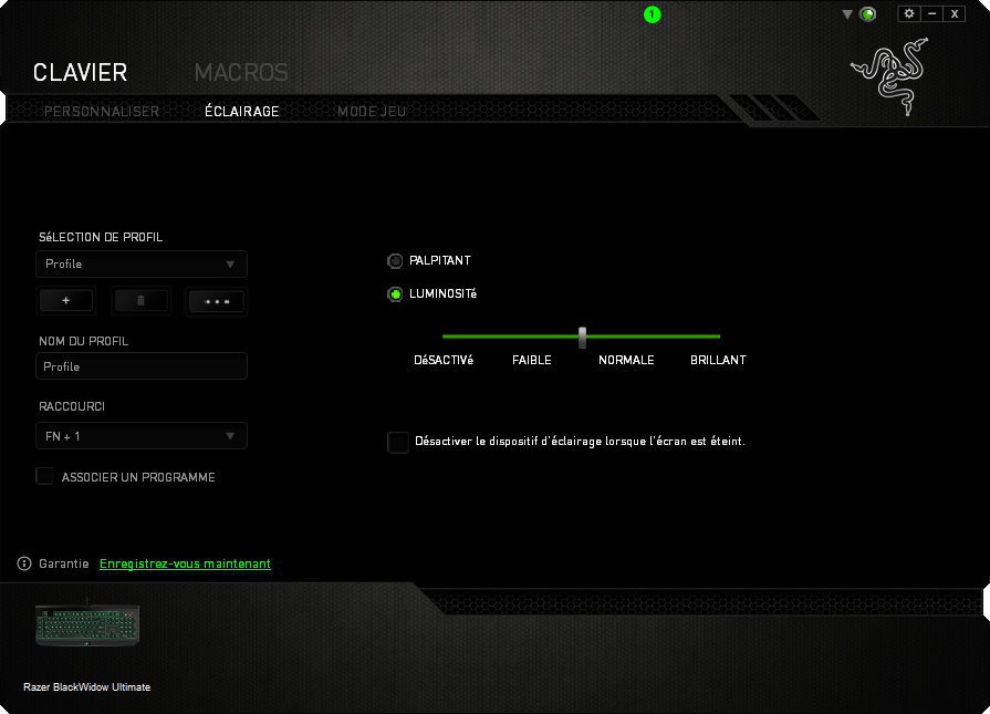 Tout pour le rétroéclairage