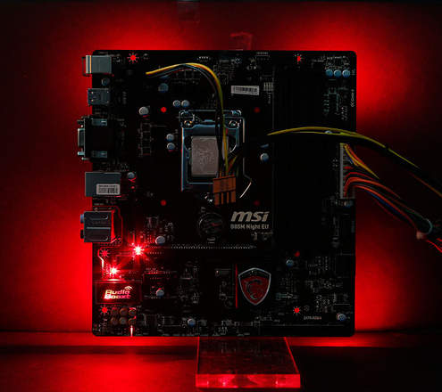 MSI B85M Night Elf Wisps of Light