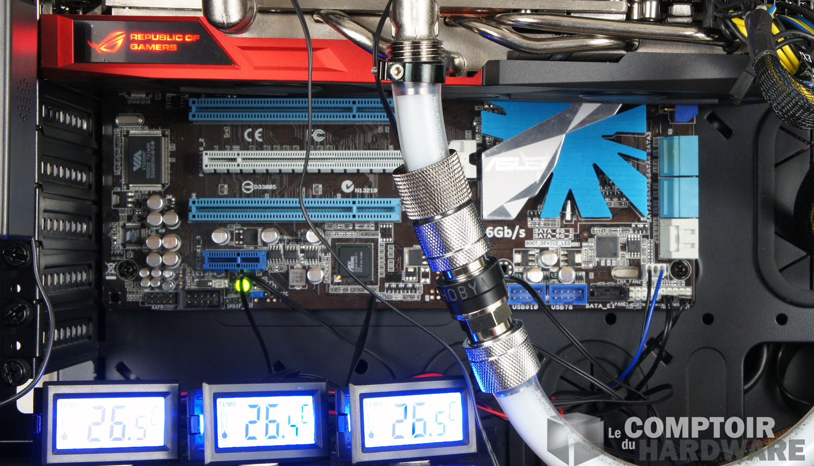 Sonde Phobya et débitmètre Koolance