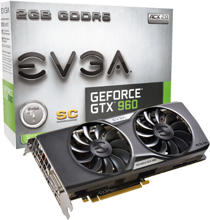 EVGA GTX 960 SuperClocked ACX 2.0