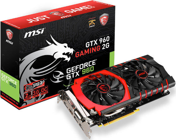 MSI GTX 960 Gaming 2G