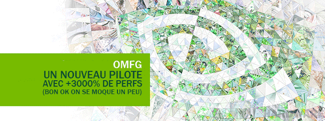 nvidia un nouveau pilote !!!!