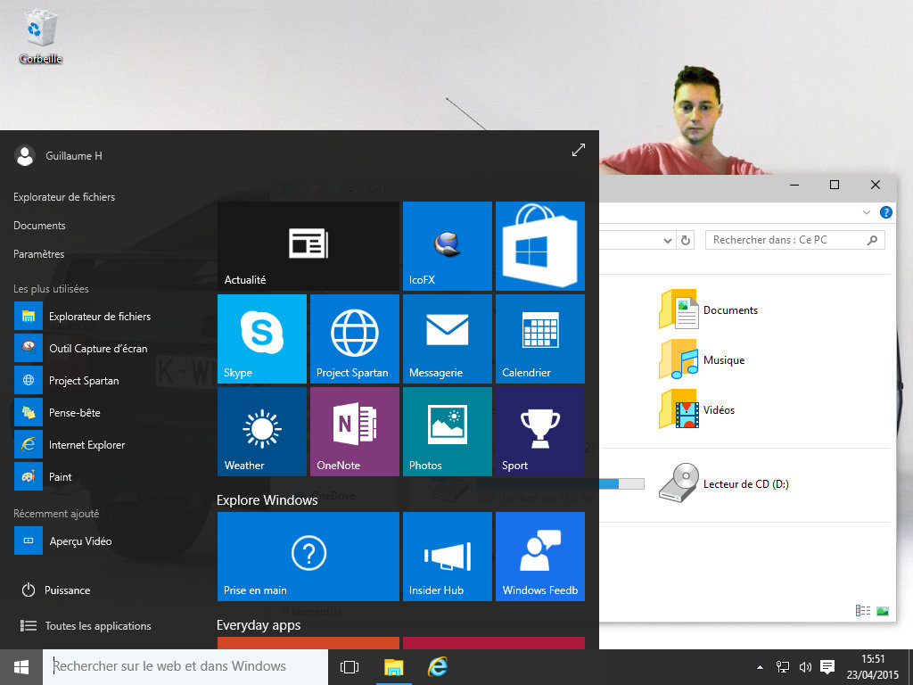 Toute la Puissance du bureau Windows