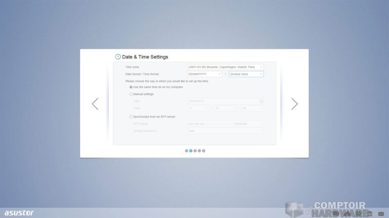 ADM 2.4 : réglages de base