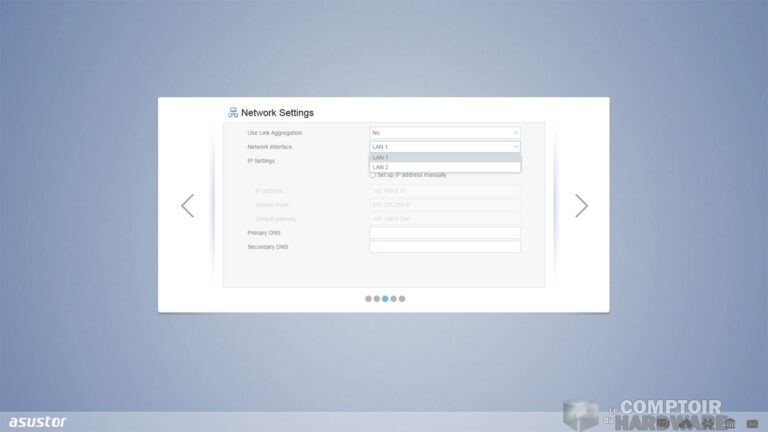 ADM 2.4 réglages réseau