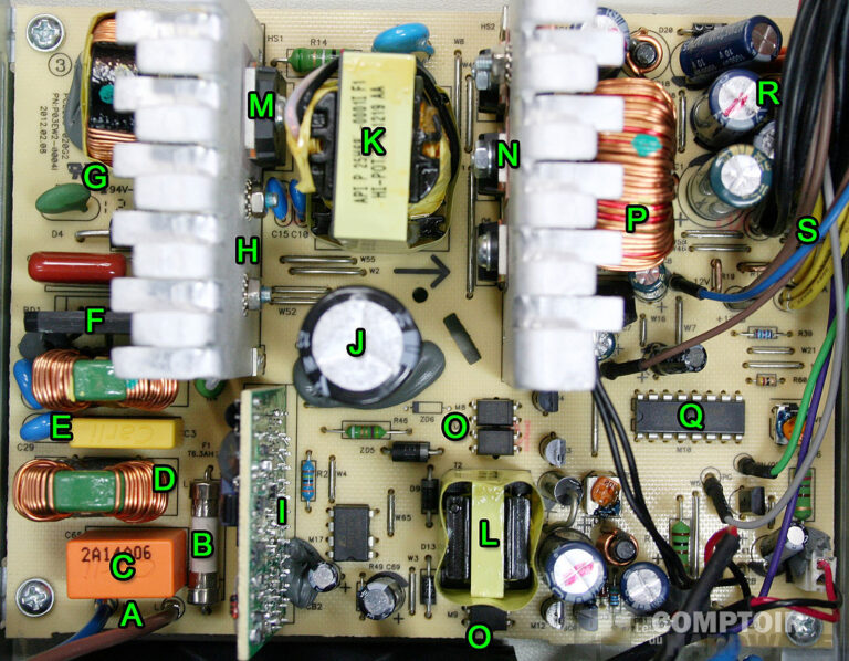 alimentation ATX recto