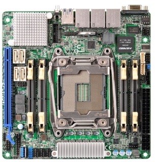 asrock x99 mini itx 4slots sample