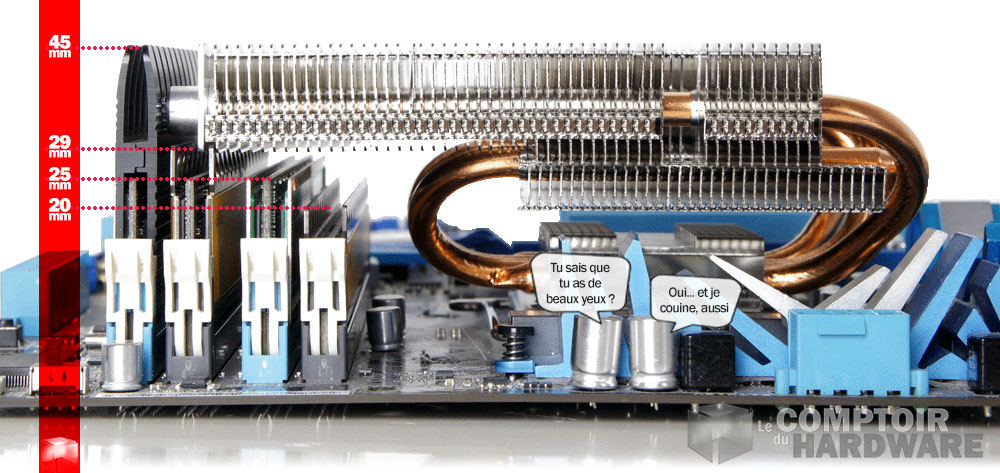 bequiet shadow rock lp taille ram t