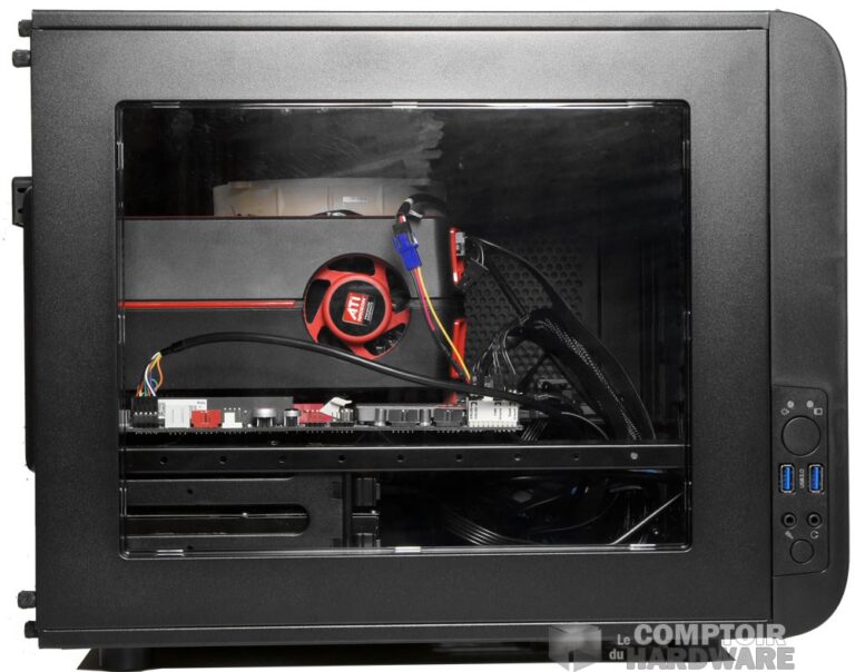 Panneau vitré sur Core V21