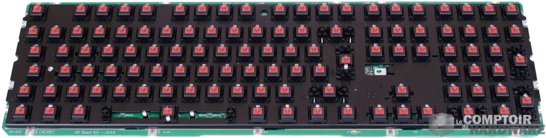 Le PCB du Cherry MX Board 6.0 de face