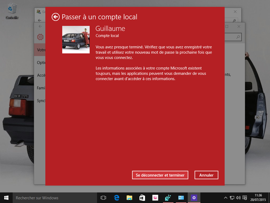 Et adieu le tout connecté !