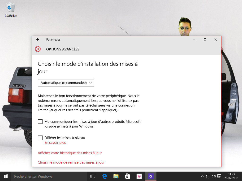 Des paramètres avancés ?