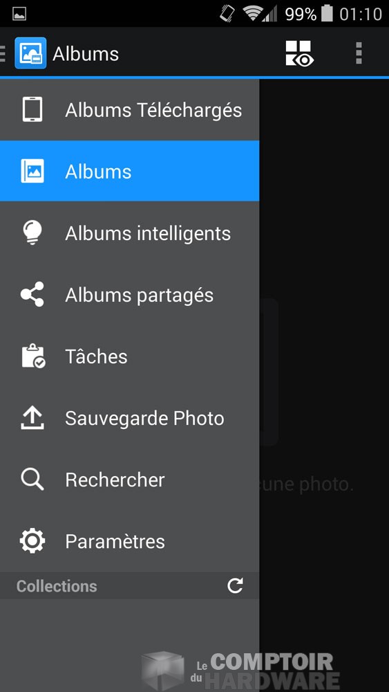 Menu DS Photo Android