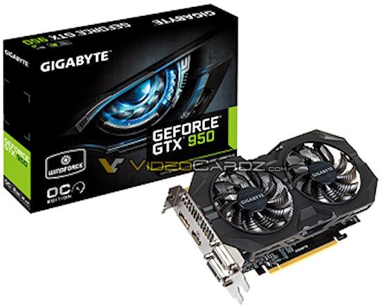 gigabyte gtx 950 windforce 2x vdcz
