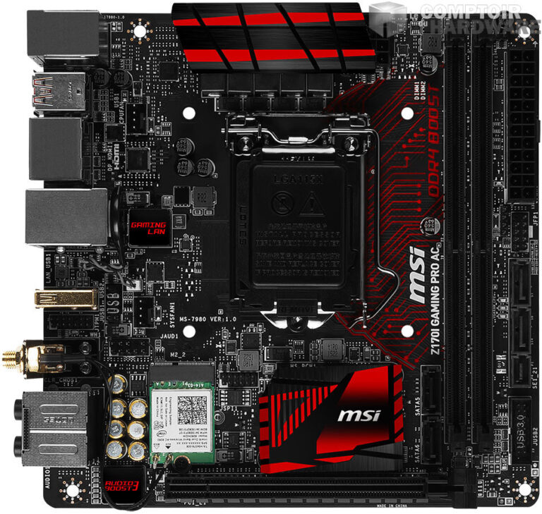 msi z170i gaming pro t