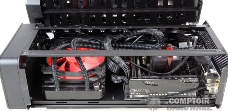 Le compartiment de la carte mère