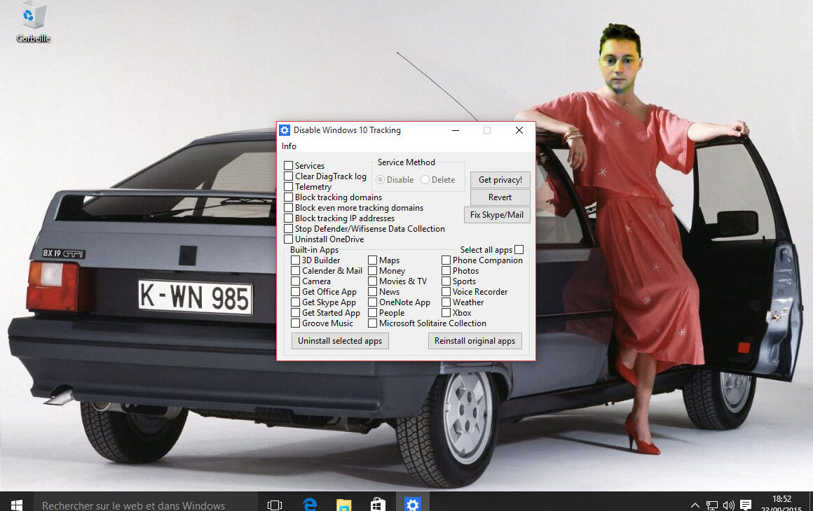 Riton pourra faire du tuning une fois le superflu retiré !