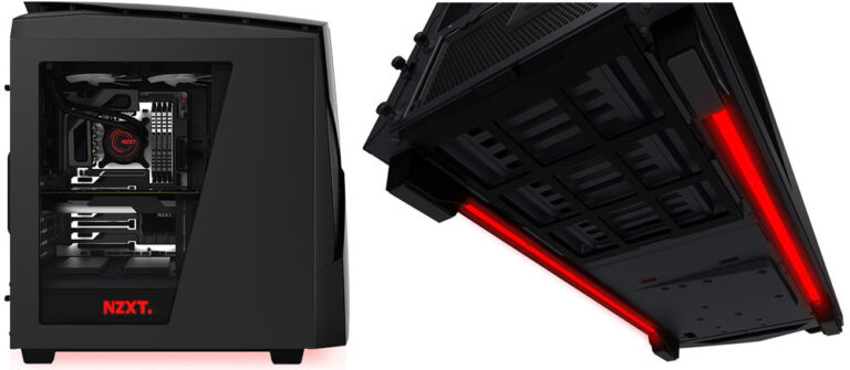 NZXT Noctis 450 noir/rouge