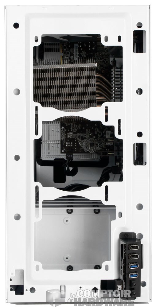 Les emplacement libres sur le dessus