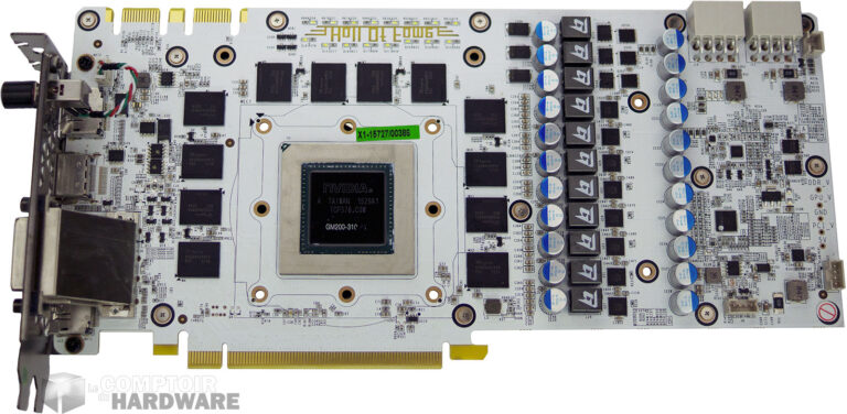 KFA² 980 Ti HOF : carte dénudée