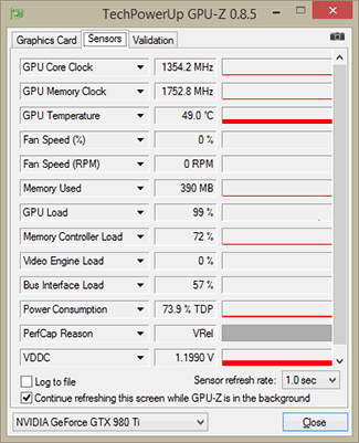 Gainward GTX 980 Ti Phoenix Golden Sample boost max.