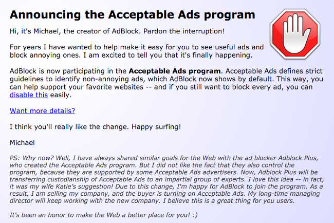 adblock acceptable adds