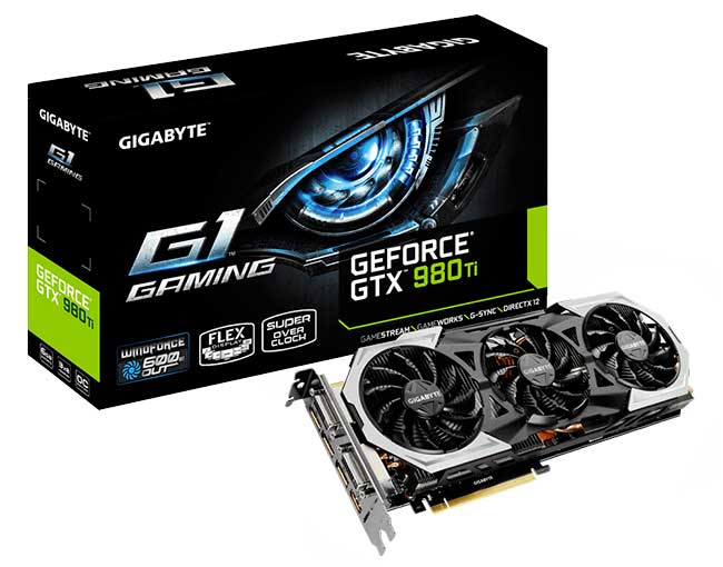 Box Gigabyte GTX 980 Ti G1 Gaming