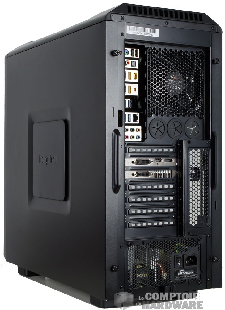 Toujours le Silent Base 600, mais de derrière !