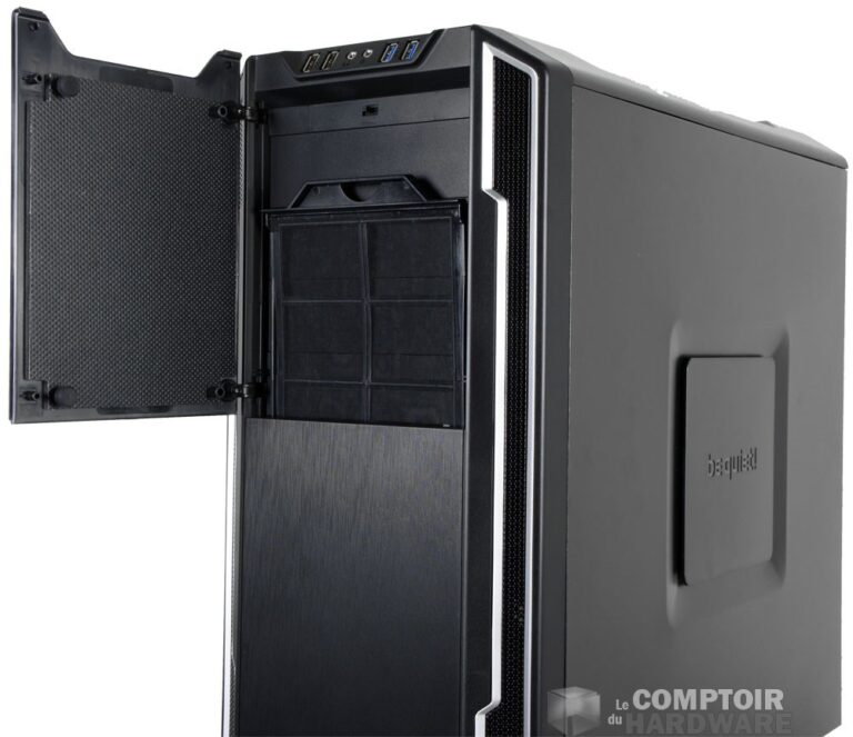 Porte et filtre avant