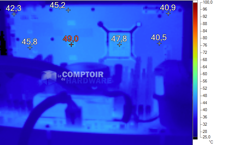 Gainward GTX 980 Ti Phoenix Golden Sample thermographie IR au repos
