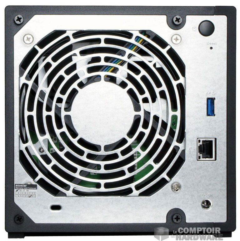 L'arrière du boîtier