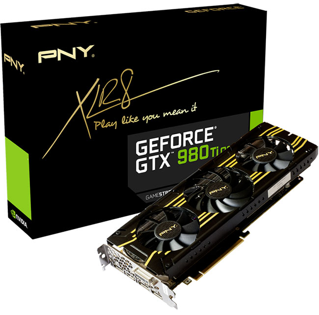 box PNY GTX 980 Ti XLRR8 OC
