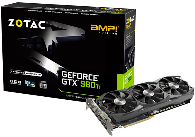 box Zotac GTX 980 Ti AMP!