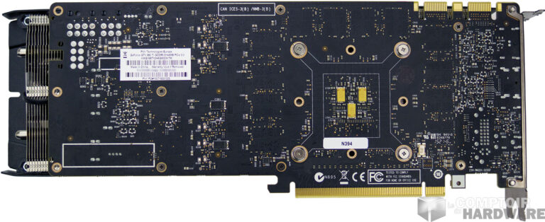 PNY GTX 980 Ti XLR8 OC face arrière