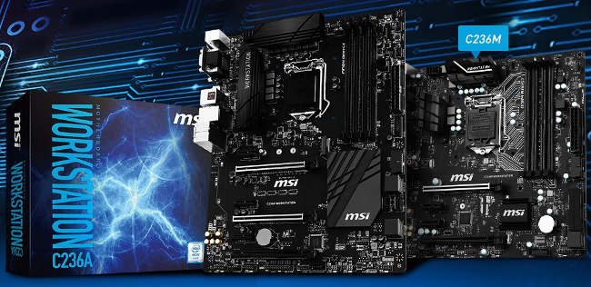 msi c236a c236m workstation