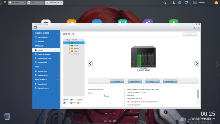 Le gestionnaire de stockage