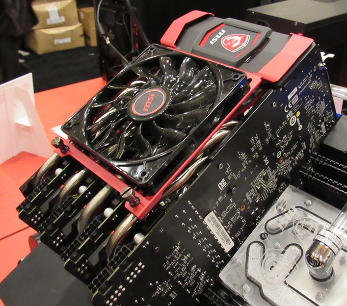 MSI CES Bridge 4-Way SLI Face avant