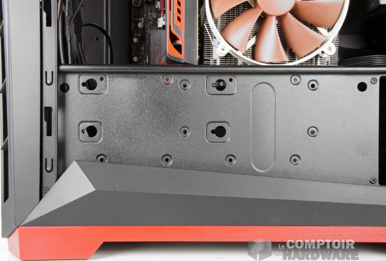 La plaque de support pour 2 DD